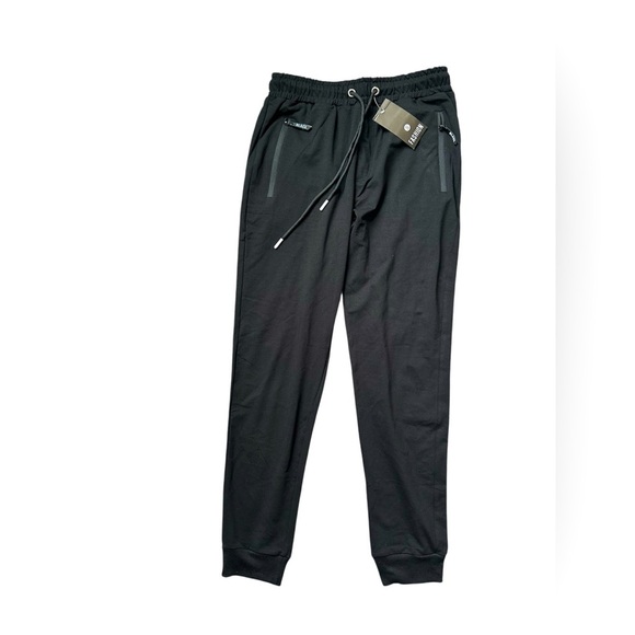 Men’s size small NWT black jogger “Black” on the zippers “Fashion” on tag - Picture 1 of 4